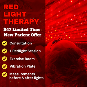 Chiropractic Minnetonka MN Woman In Red Light Therapy Bed